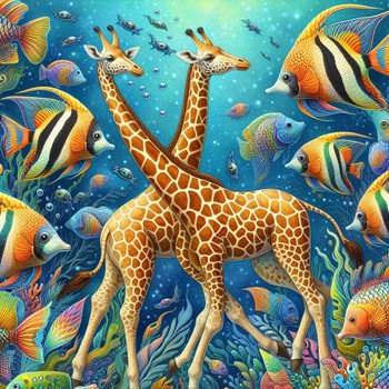 giraffes and fishes